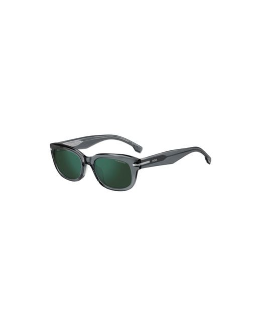 Boss Green Acetate Sunglasses With Lenses for men