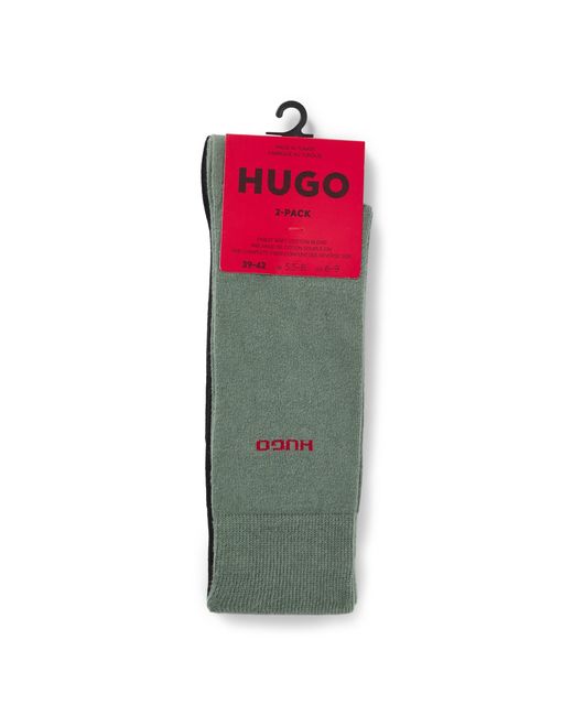 HUGO Green Two-Pack Of Socks for men