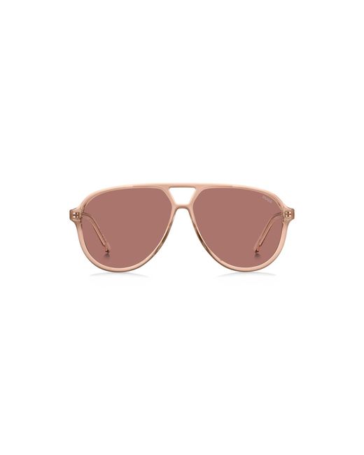 HUGO Pink Double-Bridge Sunglasses