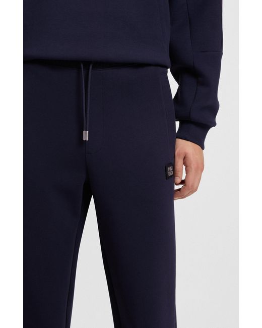 HUGO Dark Blue Men's Jogging Pants Size L for men