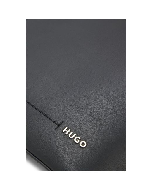 HUGO Black Tote Bag With Logo Lettering