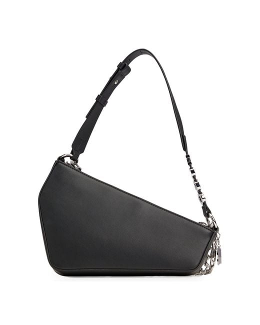 BOSS by HUGO BOSS X Bella Poarch Asymmetric Fauxleather Shoulder Bag in Black Lyst UK
