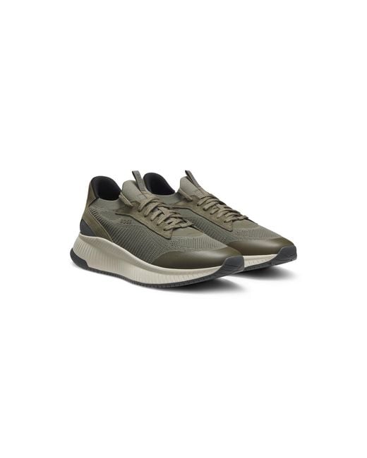 Boss Green Ttnm Evo Trainers With Knitted Uppers for men