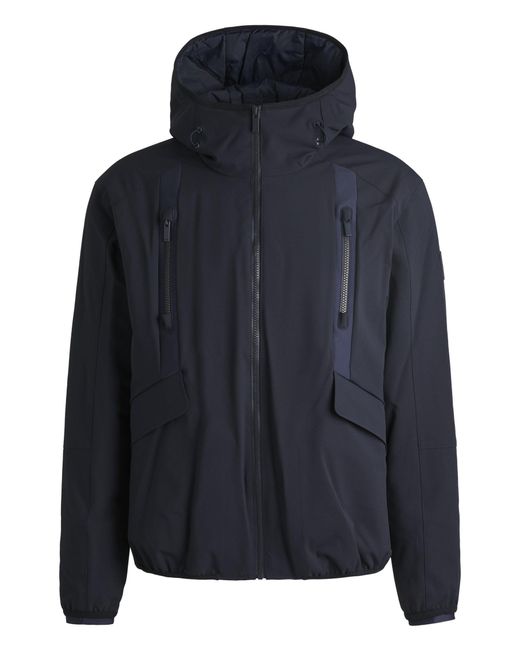 Boss Blue Water-repellent Regular-fit Jacket In Performance Twill for men