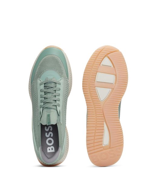 Boss Green Ttnm Evo Trainers With Knitted Uppers for men