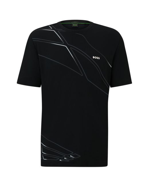 Boss T-Shirt TEE 10 Regular Fit in Black für Herren
