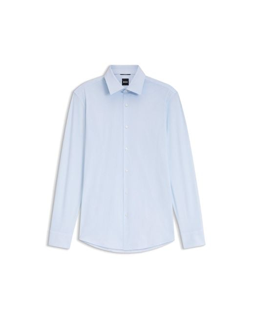 Boss Blue Slim-Fit Shirt for men