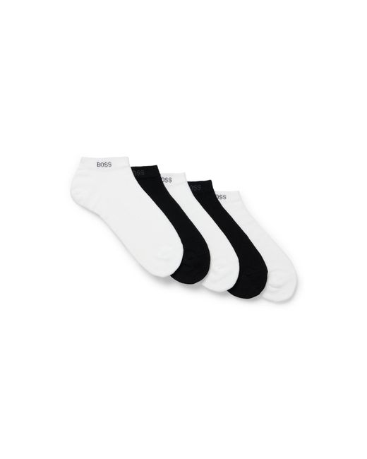 Boss Black Five-Pack Of Ankle-Length Socks for men