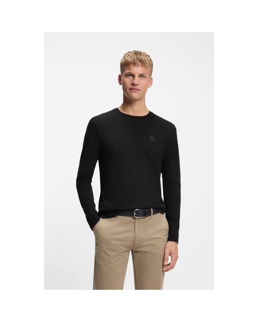 Boss Black Long-Sleeved T-Shirt for men