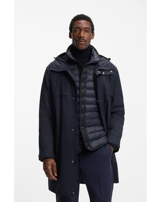 Boss Dark Blue Men's Casual Jackets Size 38r for men