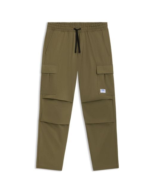 HUGO Green Relaxed-Fit Trousers for men
