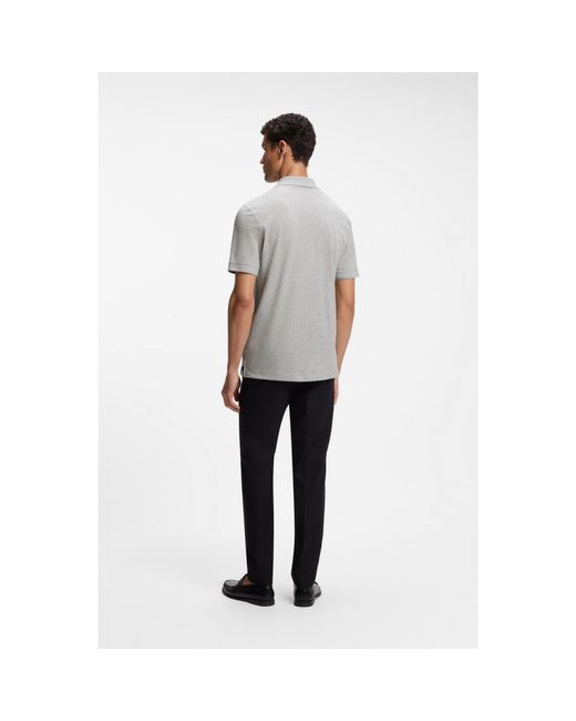 Boss Gray Pallas Polo Shirt for men