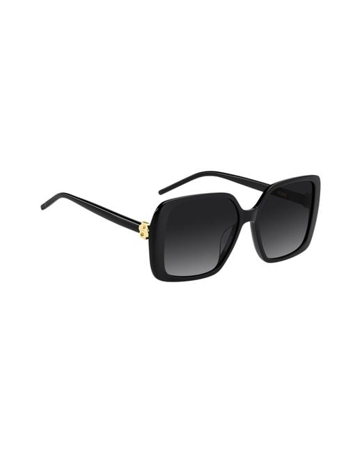Boss Sunglasses With Double B Monogram in het Black