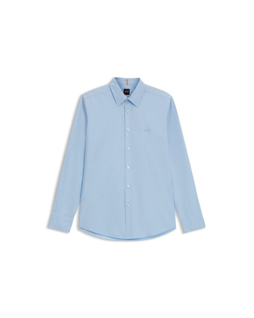 Boss Blue Regular-Fit Shirt for men