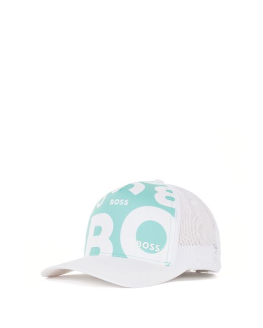 HUGO BOSS Cotton Light Green Men's Caps 
