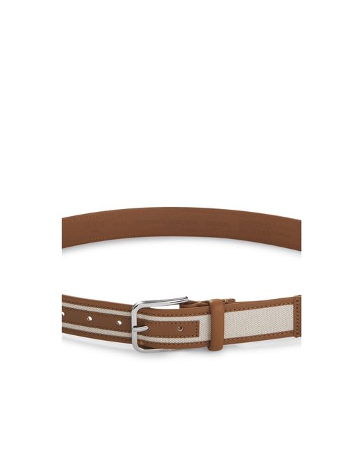 Boss Brown Pin-Buckle Belt for men