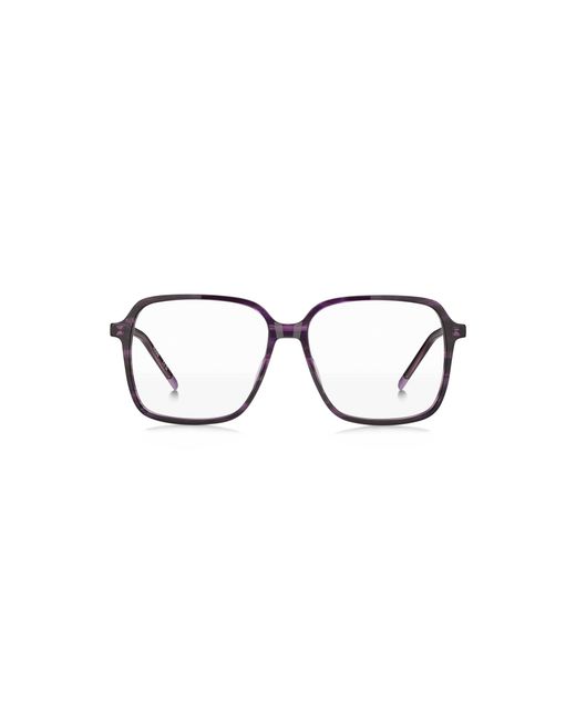 HUGO Multicolor Horn Optical Frames With Temple Logo