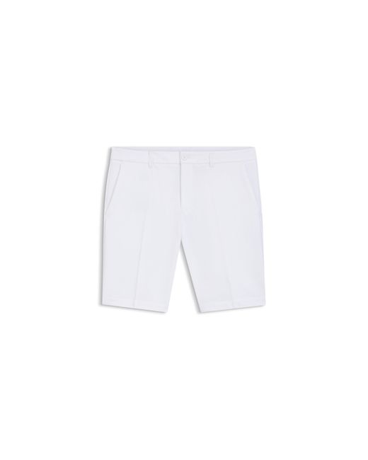 Boss White Slim-Fit Shorts for men