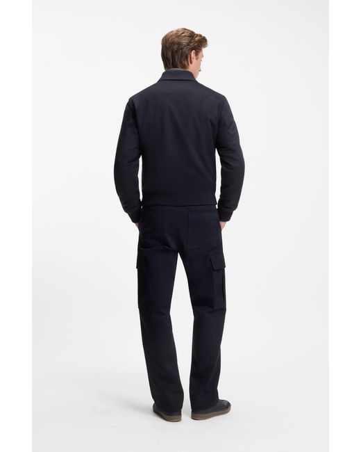 Boss Dark Blue Men's Casual Jackets Size 36r for men