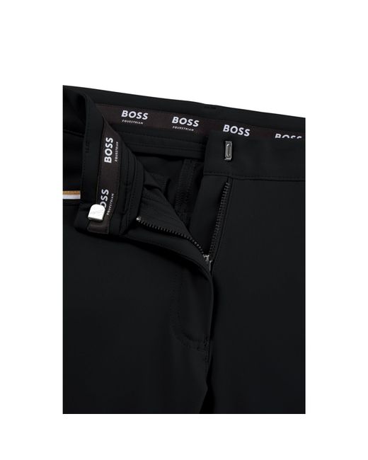 Boss Black Equestrian Knee-Grip Breeches