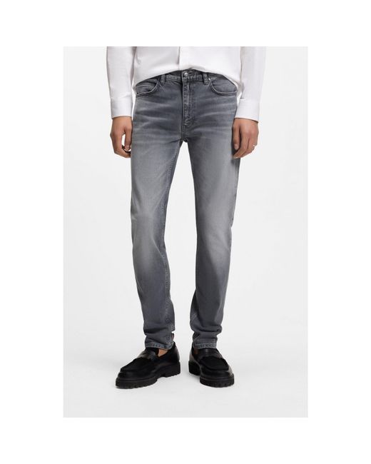 HUGO Blue Extra-Slim-Fit Jeans for men