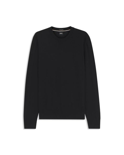 Boss Black Merino-Wool Sweater for men