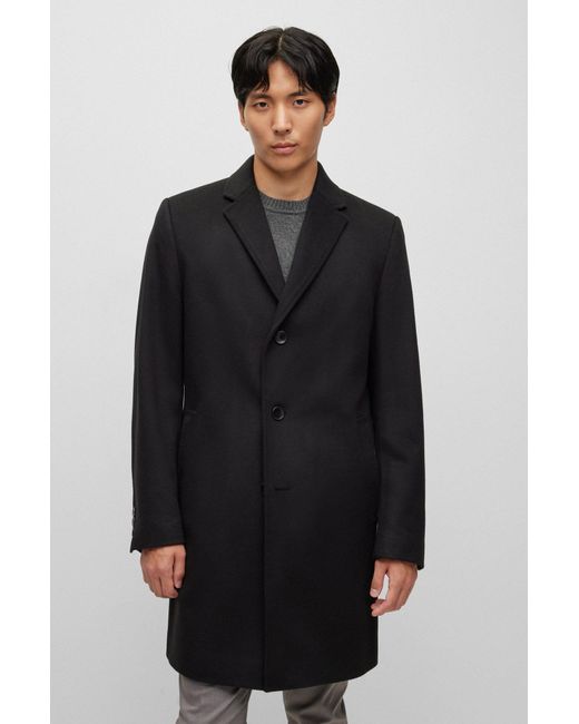 Hugo boss 2024 cashmere overcoat