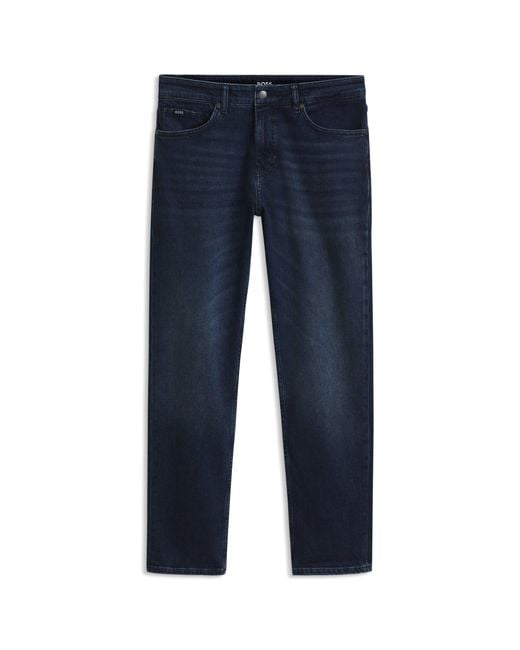 Boss Blue Maine Regular-Fit Jeans for men