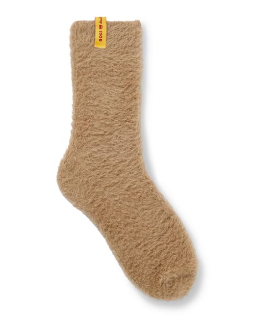 Boss Natural Beige Men's Casual Socks Size 7-13 for men