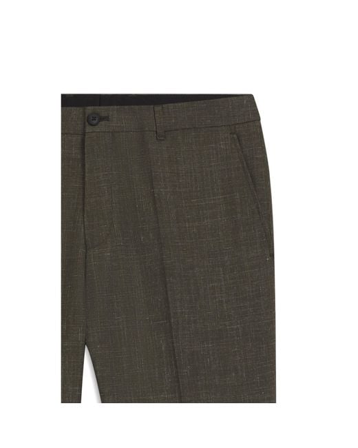 Boss Gray Slim-Fit Trousers for men