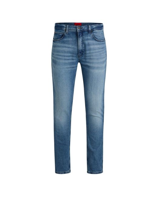 HUGO Blue Extra-Slim-Fit Jeans for men