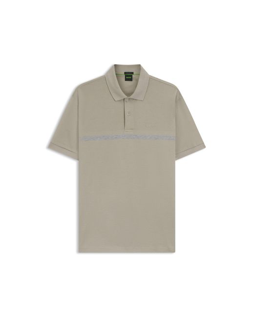 Boss Gray Paddy Polo Shirt for men