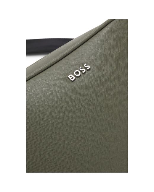 Boss Green Reporter Bag With-Tone Logo Lettering for men