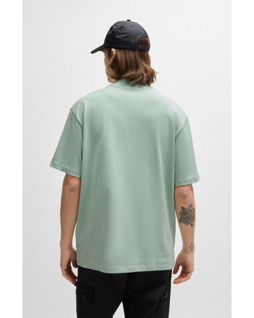 HUGO T-Shirt DAPOLINO Relaxed Fit in Green für Herren