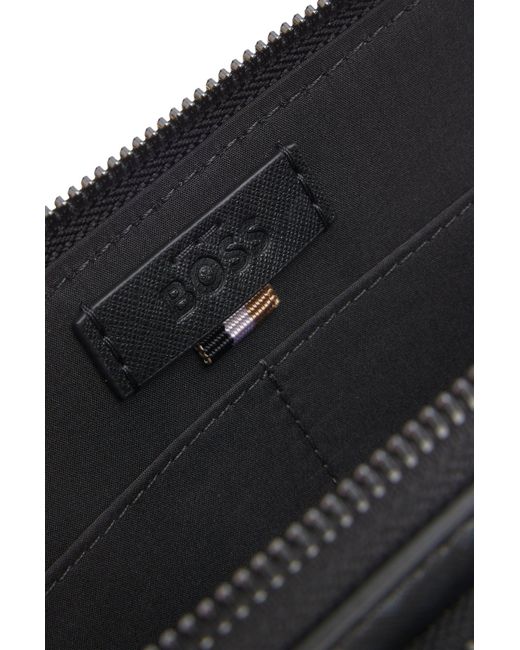 Boss Heuptasje Met Monogram En Reliëflogo Van Folie in het Black voor heren