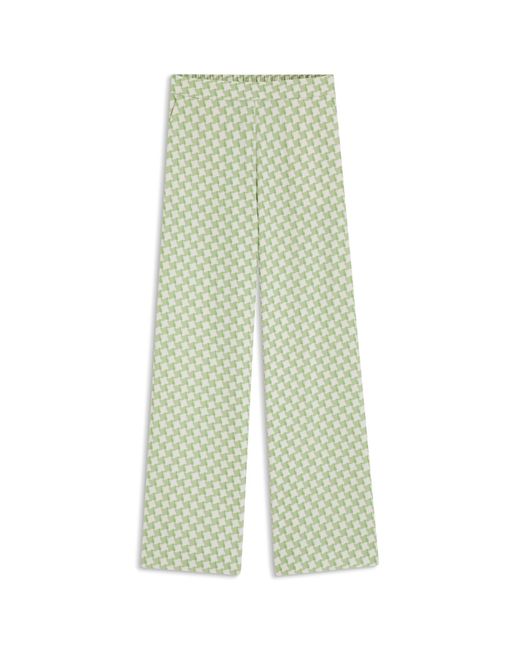 HUGO Green Relaxed-Fit Trousers With All-Over Print