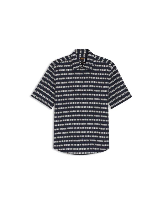 Boss Blue Regular-Fit Shirt for men
