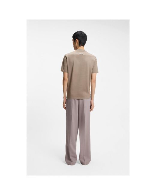HUGO Light Brown Men's T-shirts Size M for men