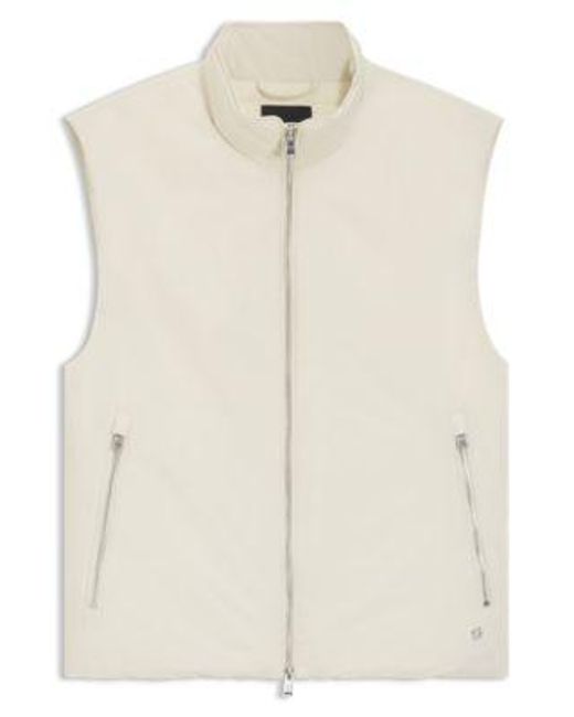 Doudoune Sans Manches Déperlante En Duvet Boss pour homme en coloris Natural