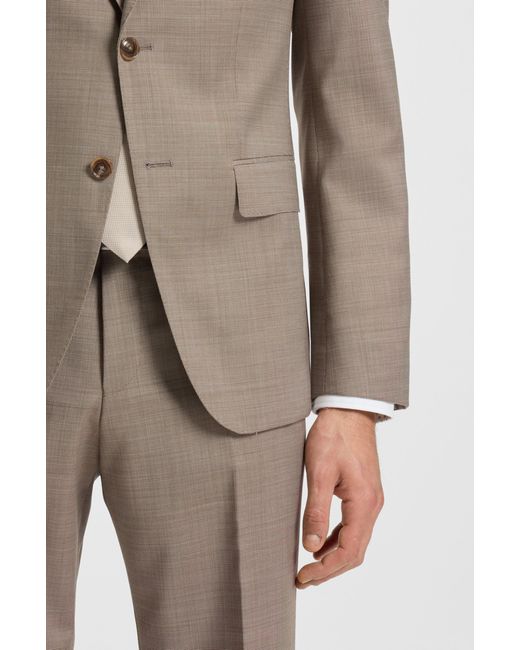 Boss White Light Beige Men's Business Suits Size 36r for men