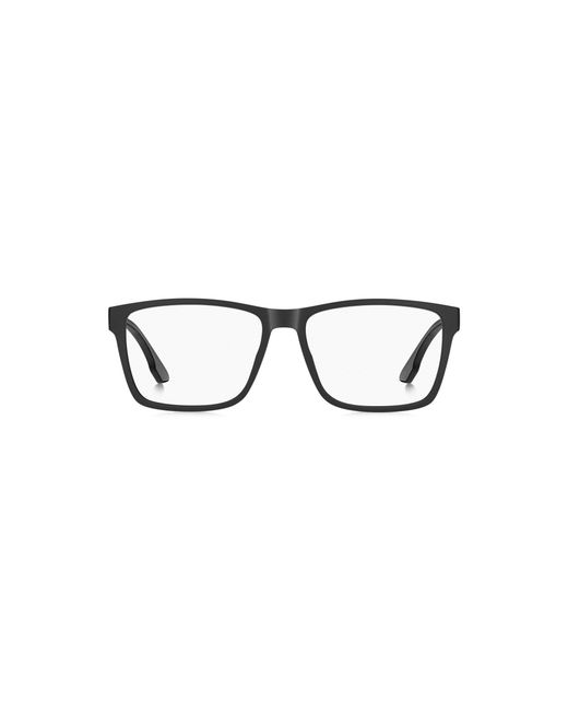 Boss Black Matte- Optical Frames With Logo Plaque for men