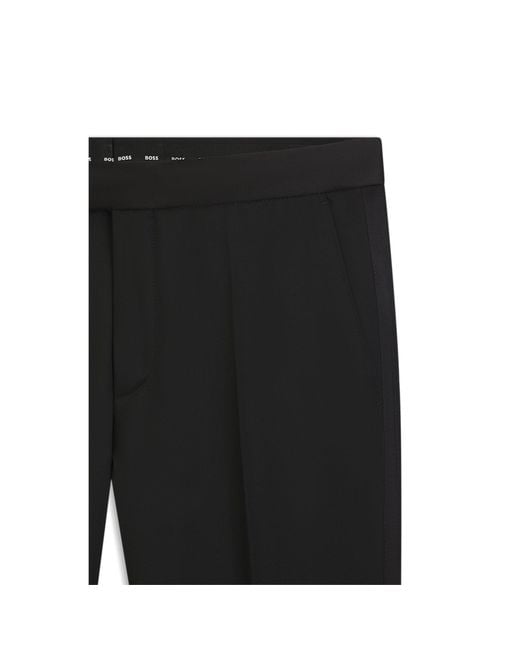 Boss Black One Slim-Fit Tuxedo Trousers for men