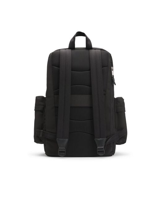 BOSS Multi Pocket Backpack With Zip Closure And Signature Trims in Black for Men Lyst UK