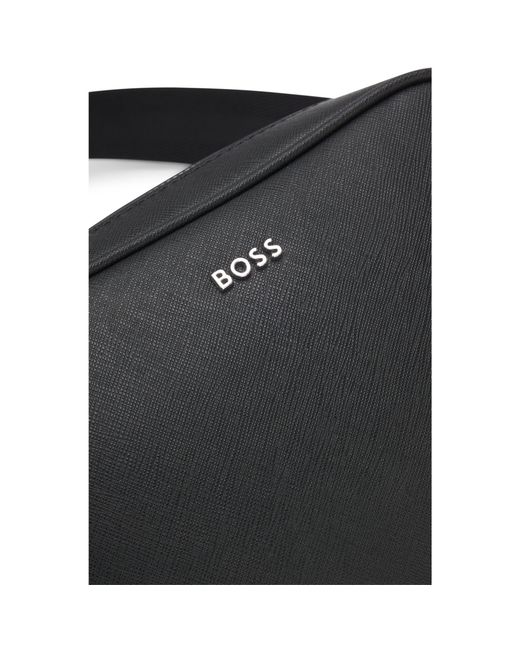 Boss Black Reporter Bag With-Tone Logo Lettering for men