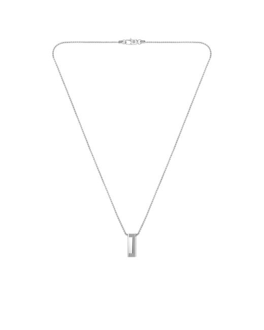 Boss Metallic Brushed And Polished Necklace for men
