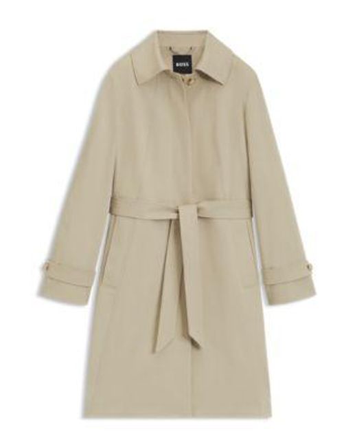 Manteau Déperlant Avec Ceinture Et Gilet Sans Manches Intérieur Amovible Boss en coloris Natural