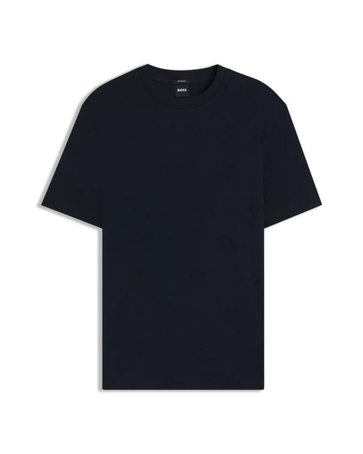 Boss Dark Blue Men's T-shirts Size M for men