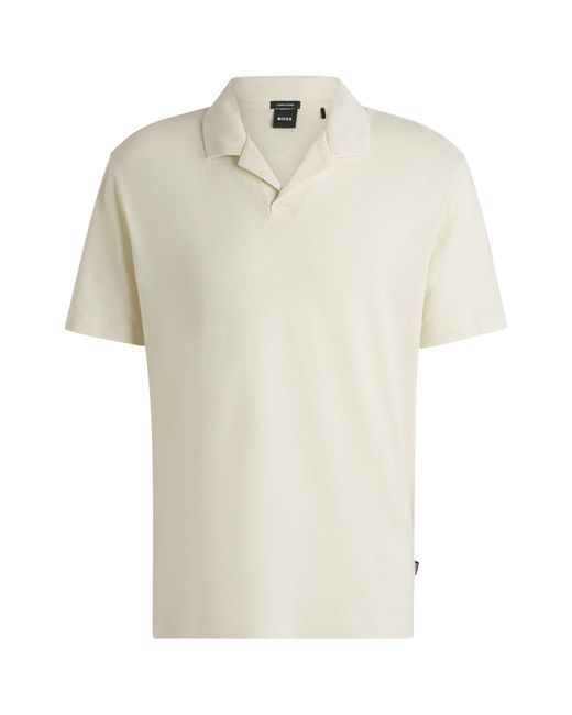Boss Natural White Men's Polo Shirts Size M for men