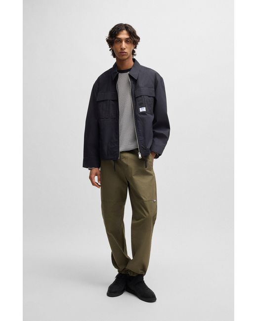 HUGO Multicolor Light Green Men's Casual Pants Size L for men