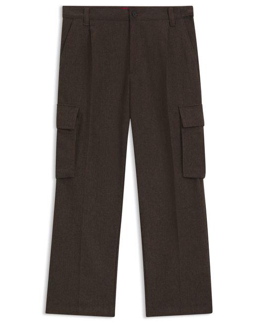 HUGO Black Brown Men's Casual Pants Size M for men
